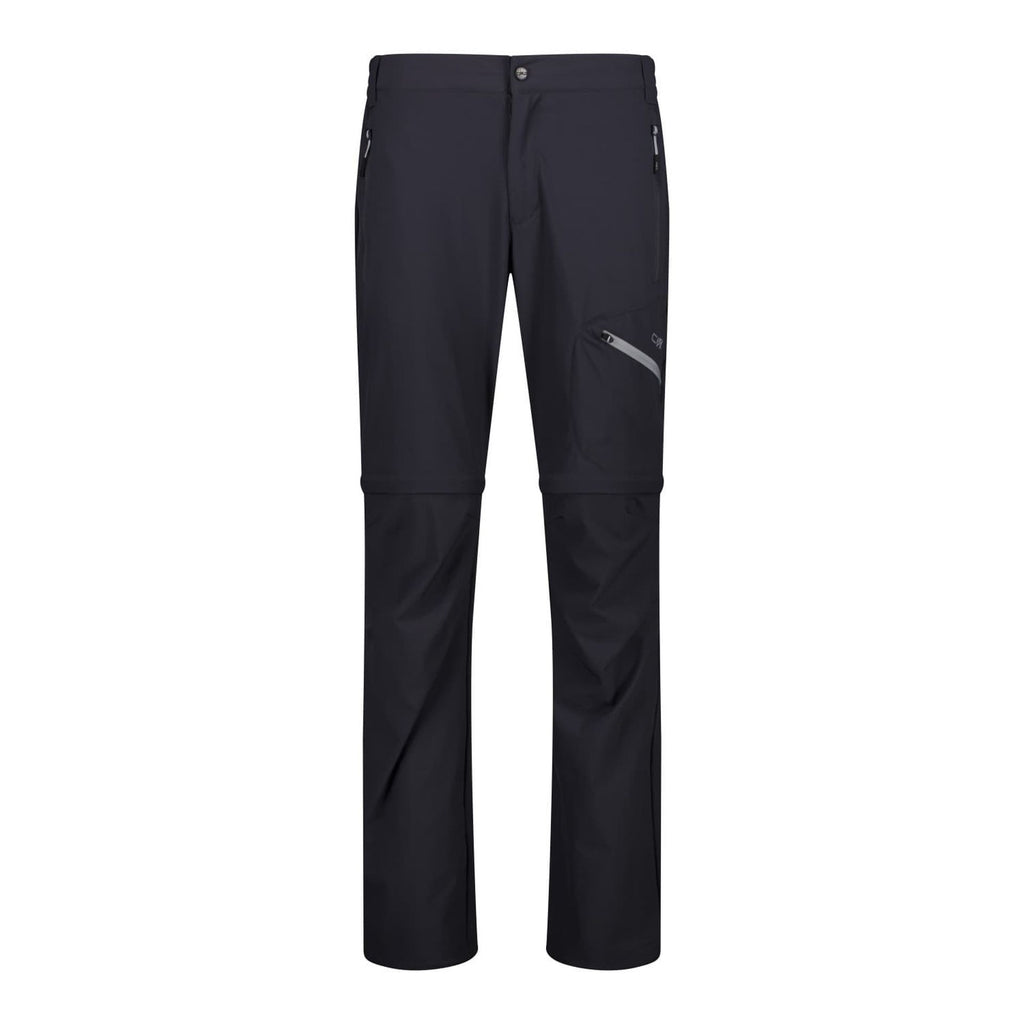 Herren-Trekkinghose mit Zip-Funktion oberhalb des Knies, Reißverschlusstaschen und ergonomischer Passform