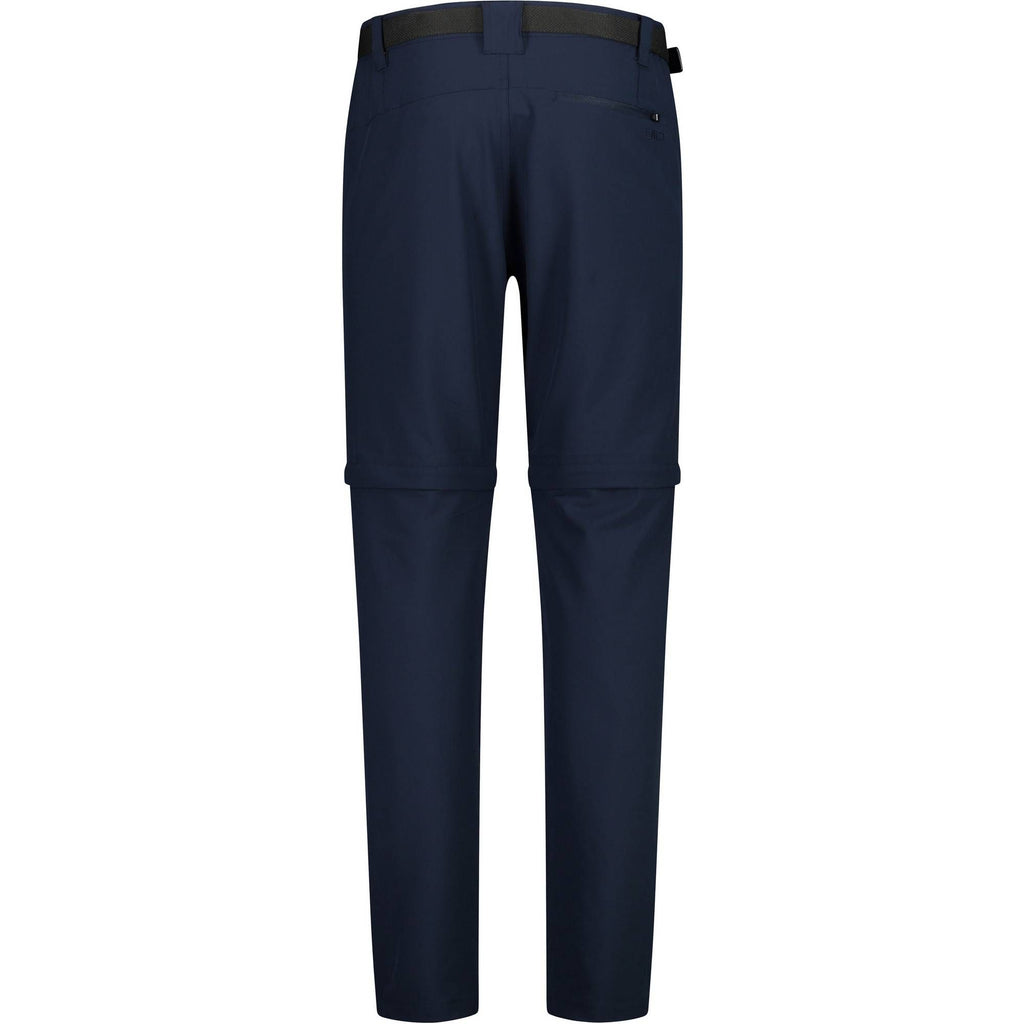 Rückansicht der 2-in-1 Zip-off-Hose mit vorgeformten Knien und perfekter Passform