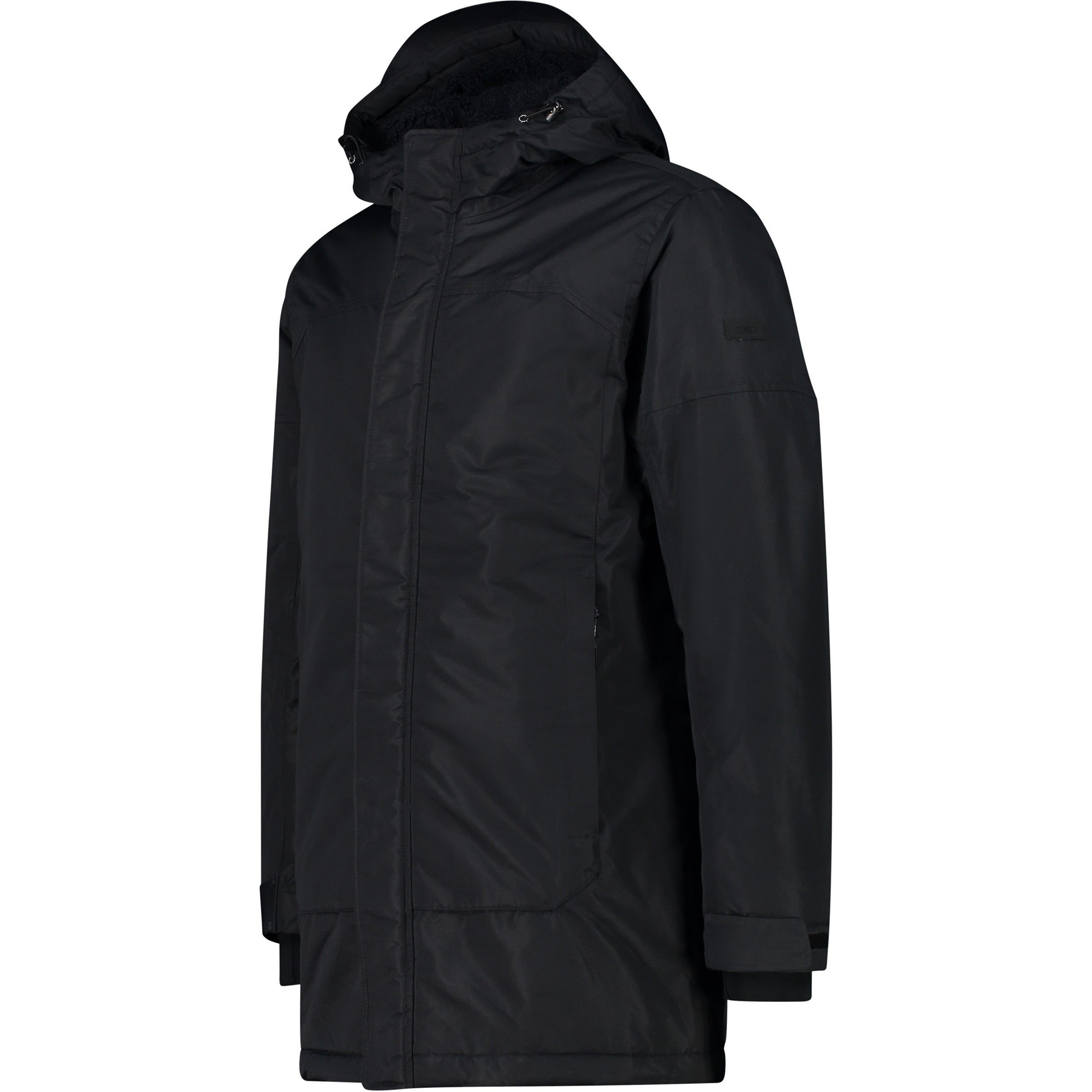 CMP Parka Herren – Seitenansicht mit wetterfestem Material