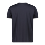 Rückansicht des Herren Funktionsshirts aus atmungsaktivem Piqué