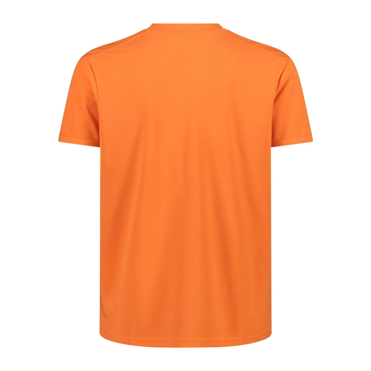 CMP T-Shirt Herren Piqué – Rückansicht mit geradem Saum und glatter Oberfläche