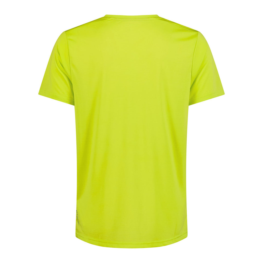 Rückansicht leichtes Piquéstrick Herren T-Shirt