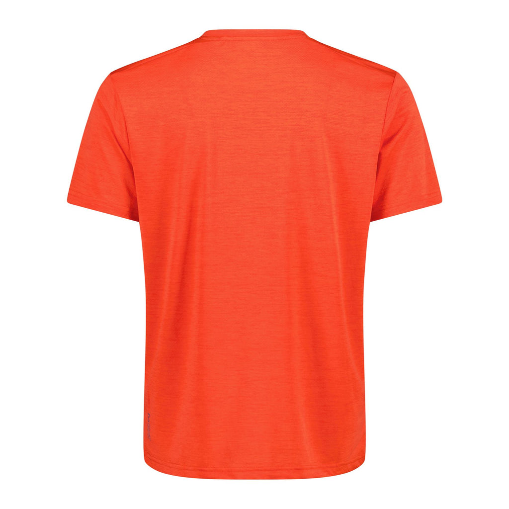 Rückansicht leichtes Piquéstrick Herren T-Shirt