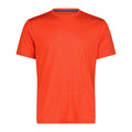 Vorderansicht Herren T-Shirt aus Piquéstrick in Tango