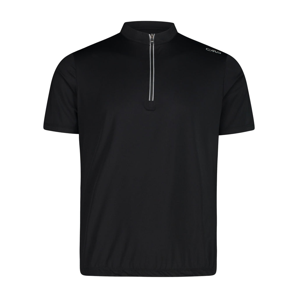 Vorderansicht Herren Radsport T-Shirt in Nero