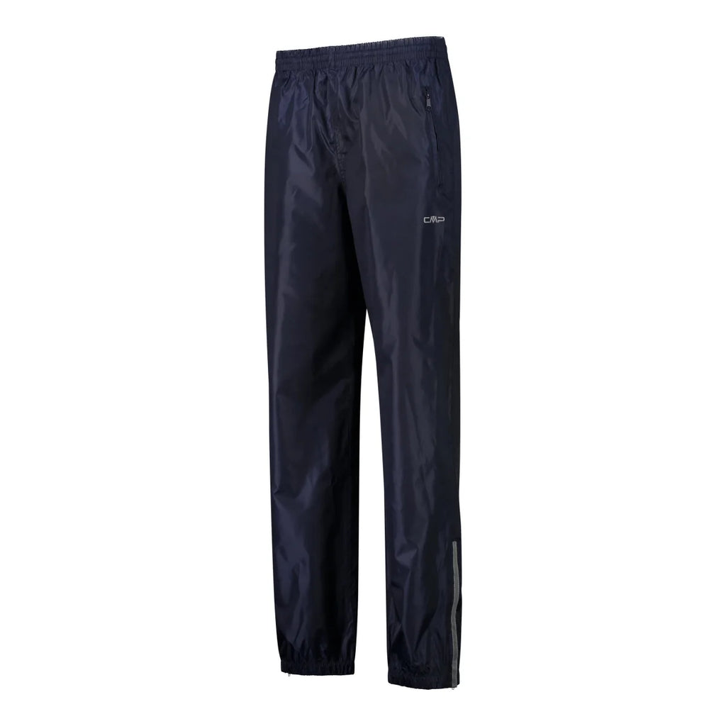 CMP Rain Pant Herren – Seitenansicht mit Beinreißverschluss und reflektierenden Details