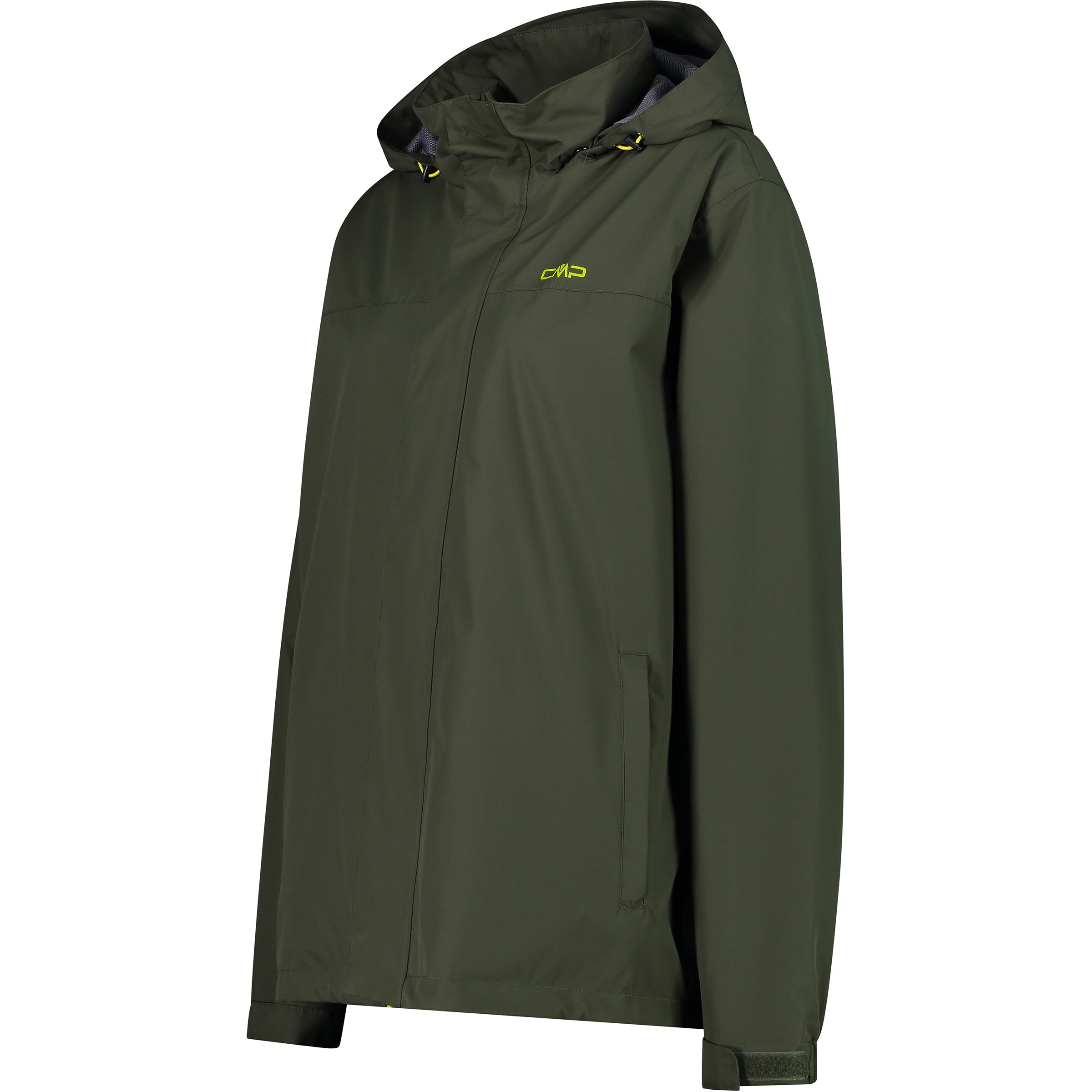 CMP Herren Regenjacke Snaps Hood Jacket 39X7367 oil green Packable