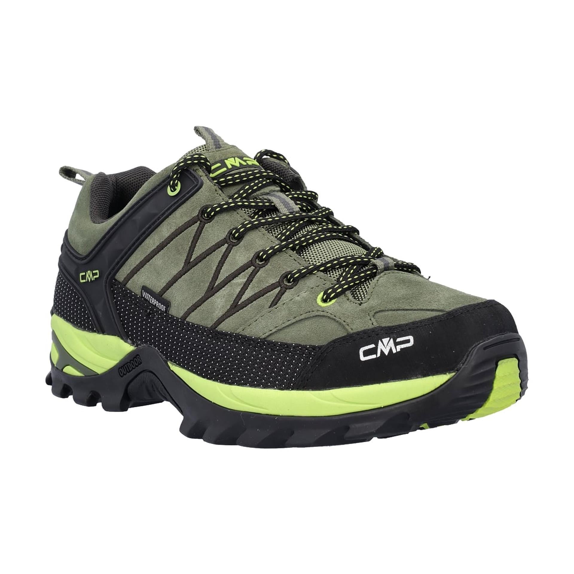 CMP Herren Rigel Low Trekking Schuhe WP 3Q13247 kaki-acido