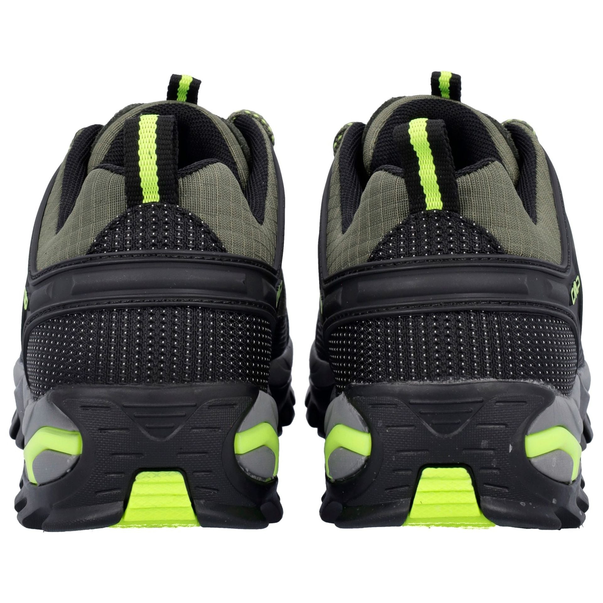 Rückansicht der Herren Outdoor-Schuhe mit TPU-Fersenschutz