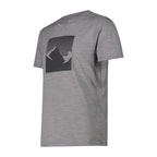 Seitliche Ansicht des atmungsaktiven Performance-Shirts mit sportlicher Passform