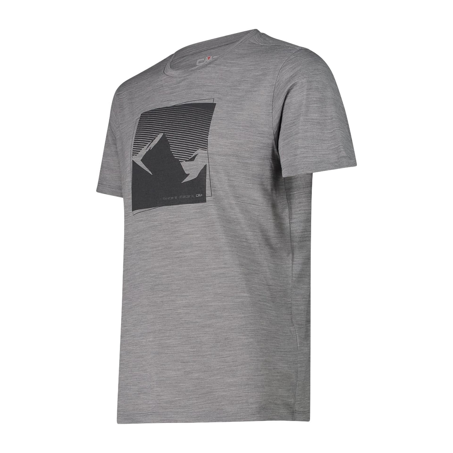 Seitliche Ansicht des atmungsaktiven Performance-Shirts mit sportlicher Passform