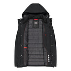 CMP Herren Snaps Hood wattierte Softshell Jacke 32K3227 anthracite