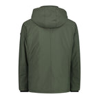 CMP Herren Snaps Hood wattierte Softshell Jacke 32K3227 oil green