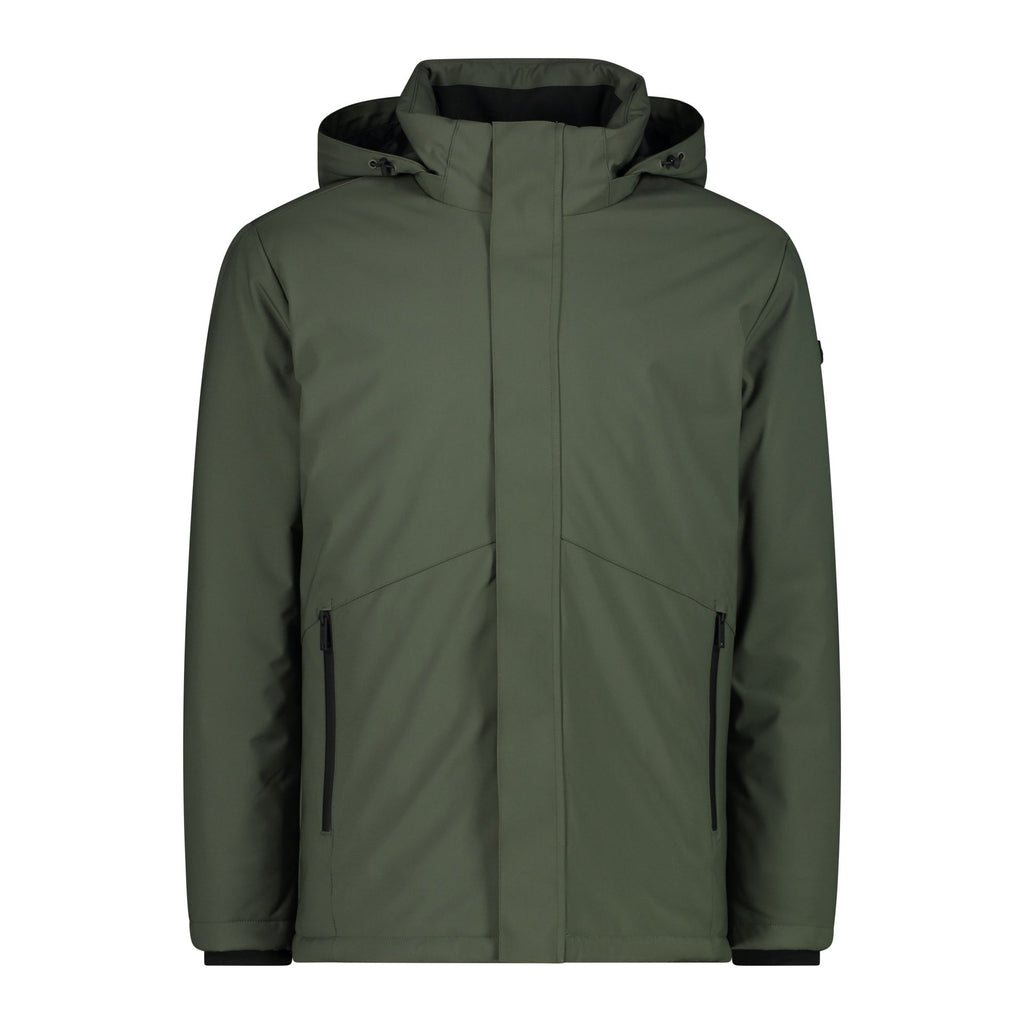 CMP Herren Snaps Hood wattierte Softshell Jacke 32K3227 oil green