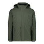 CMP Herren Snaps Hood wattierte Softshell Jacke 32K3227 oil green