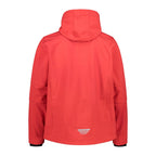 Rückansicht der CMP Herrenjacke mit reflektierenden Elementen