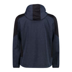 Rückansicht Herren Softshelljacke Zip Hood Regular Fit Outdoor
