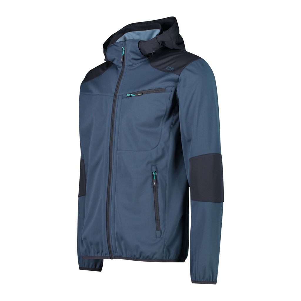 CMP Herren Softshelljacke Zip Hood Jacke 32A5017petrol
