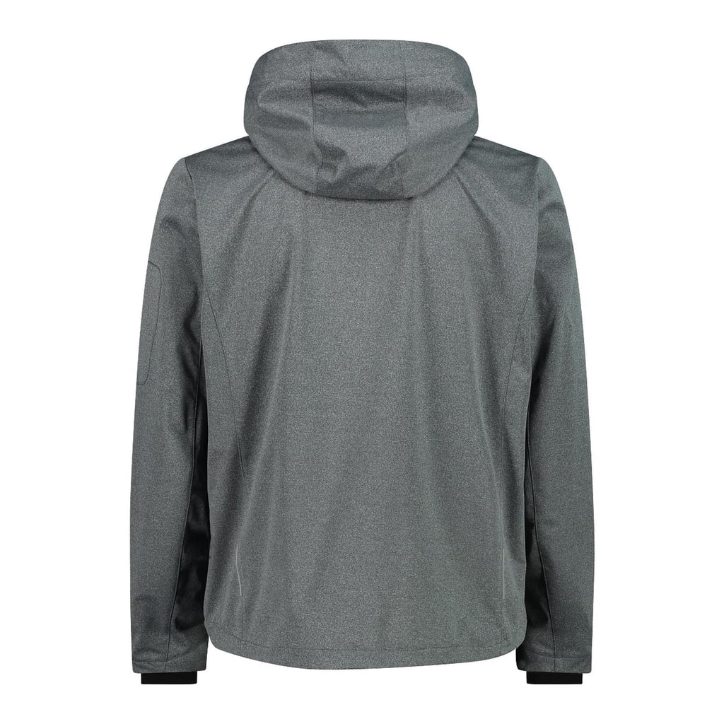 Rückseite der Herrenjacke mit verstellbarem Saum und reflektierenden Details