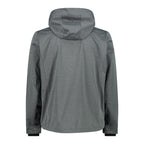 Rückseite der Herrenjacke mit verstellbarem Saum und reflektierenden Details