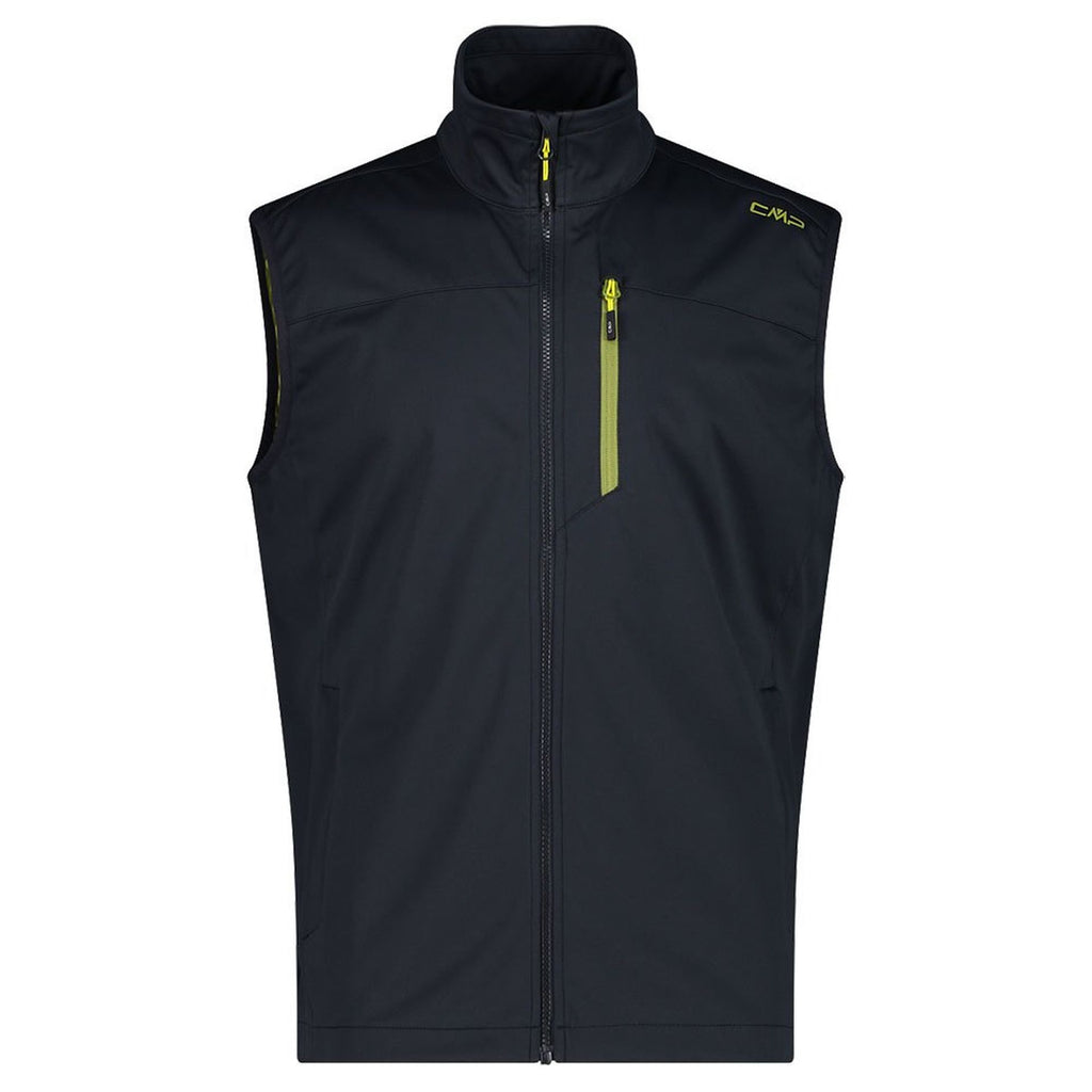 CMP Herren Softshellweste Weste Man Vest 30A9317 antracite-moss