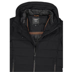 Detailansicht Innen – Herren Steppjacke mit Sorona® Flock-Wattierung und Label