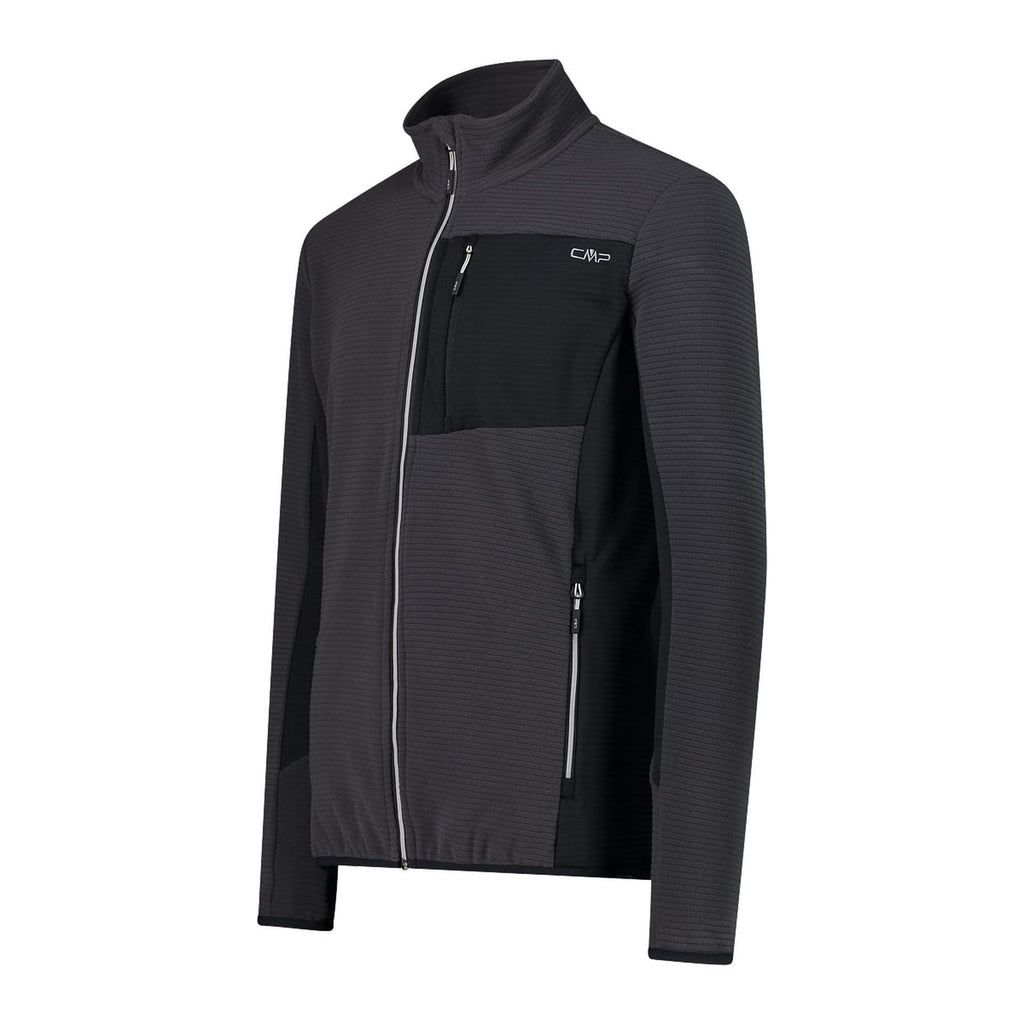 CMP Herren Stretch Performance Fleecejacke 32G5927 antracite-nero