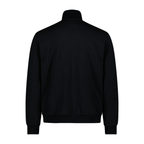 Rückseite der sportlichen Jacke mit elastischem Saum