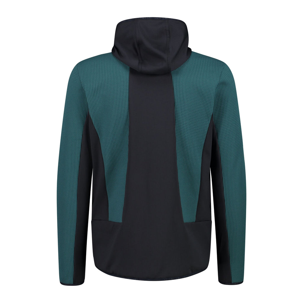 Seitenansicht atmungsaktiver Herren GridTech Hoodie mit Kapuze
