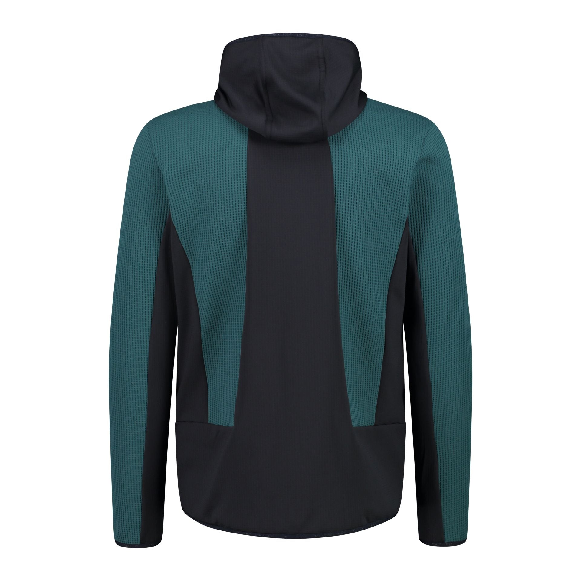 Seitenansicht atmungsaktiver Herren GridTech Hoodie mit Kapuze
