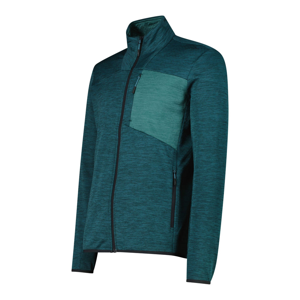 Seitenansicht atmungsaktive Herren GridTech Fleecejacke Regular Fit
