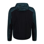 Rückansicht elastische Herren Outdoorjacke in Alpine