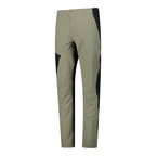 Seitenansicht elastische Herren Outdoorhose mit Beintasche Sage
