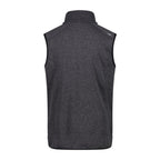Rückansicht der funktionalen Herrenweste mit geradem Schnitt