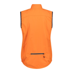 2-in-1-Weste mit Reißverschlusstasche am Rücken, elastischem Saum mit Silikonaufdruck und reflektierenden Details