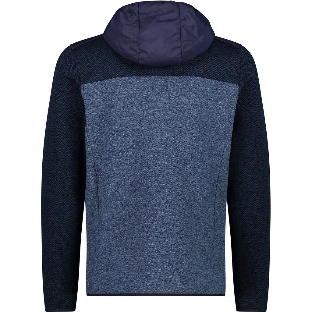 CMP Herrenjacke Fleece Jacket Fix Hood 33H5827 b.blue - dusty blue