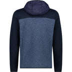 CMP Herrenjacke Fleece Jacket Fix Hood 33H5827 b.blue - dusty blue