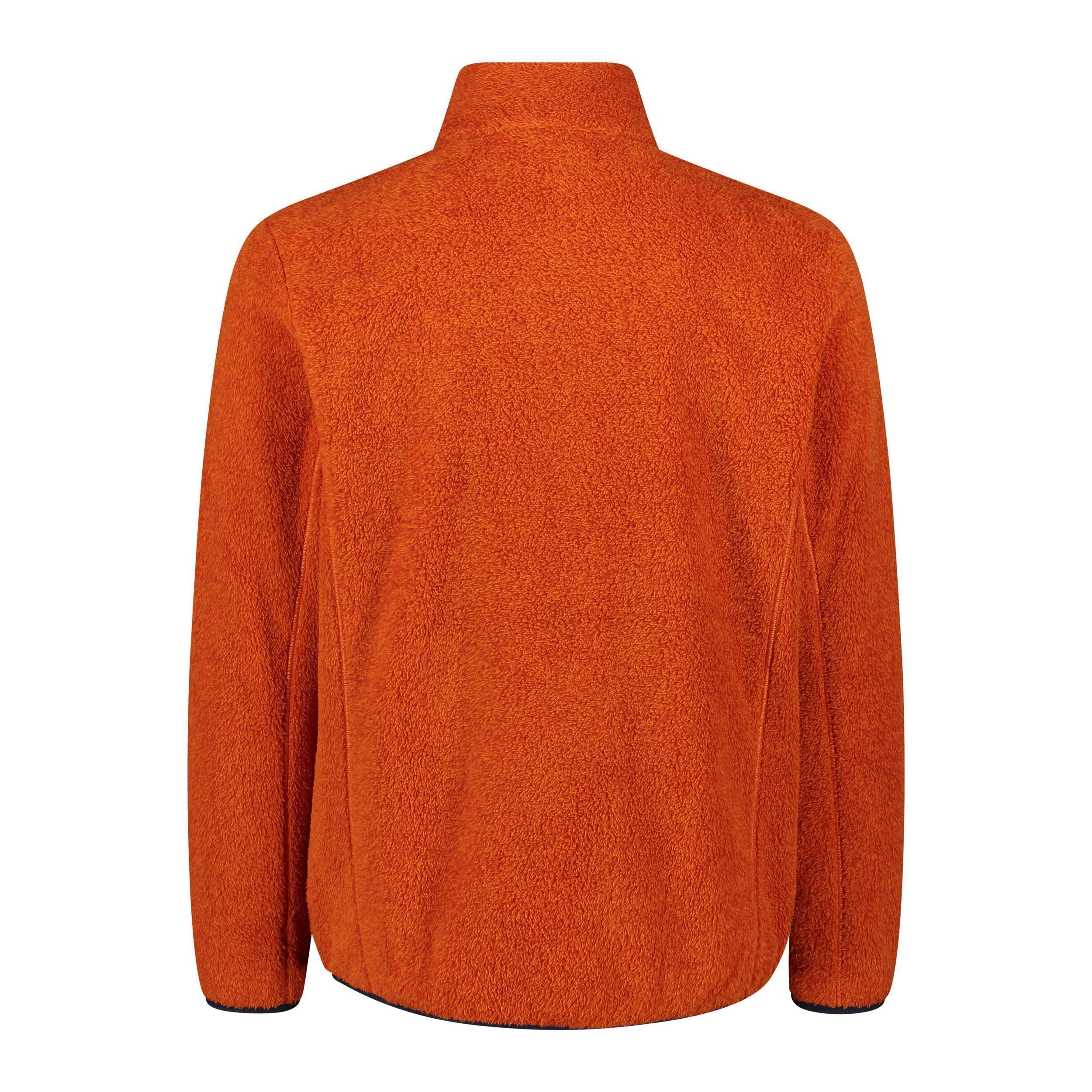 Rückansicht der Herrenjacke mit hochflorigem Fleece