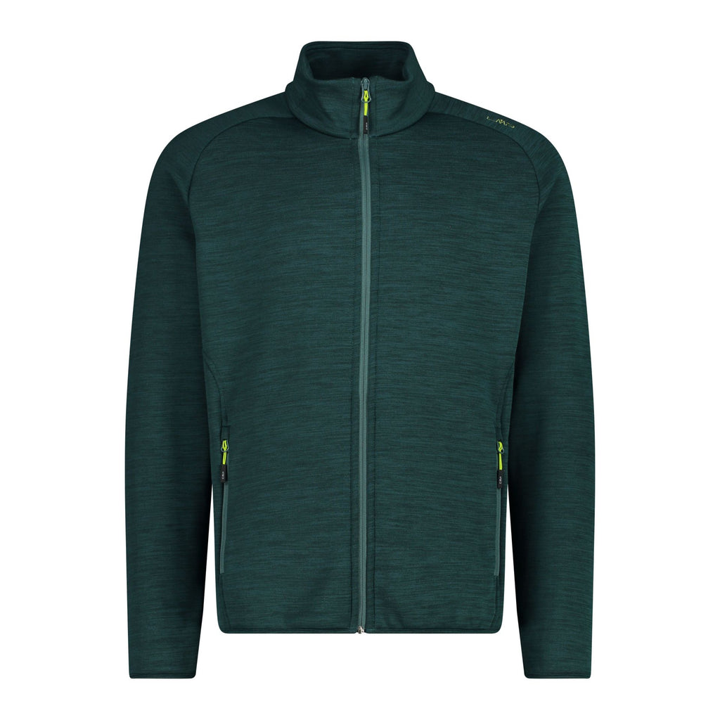 Vorderansicht Herren Fleecejacke Stretch Alpine-Melange Outdoor
