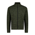 CMP Herrenjacke Jacke Fleecestretch 30E9707 oil green meliert