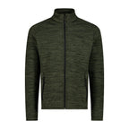 CMP Herrenjacke Jacke Fleecestretch 30E9707 oil green meliert