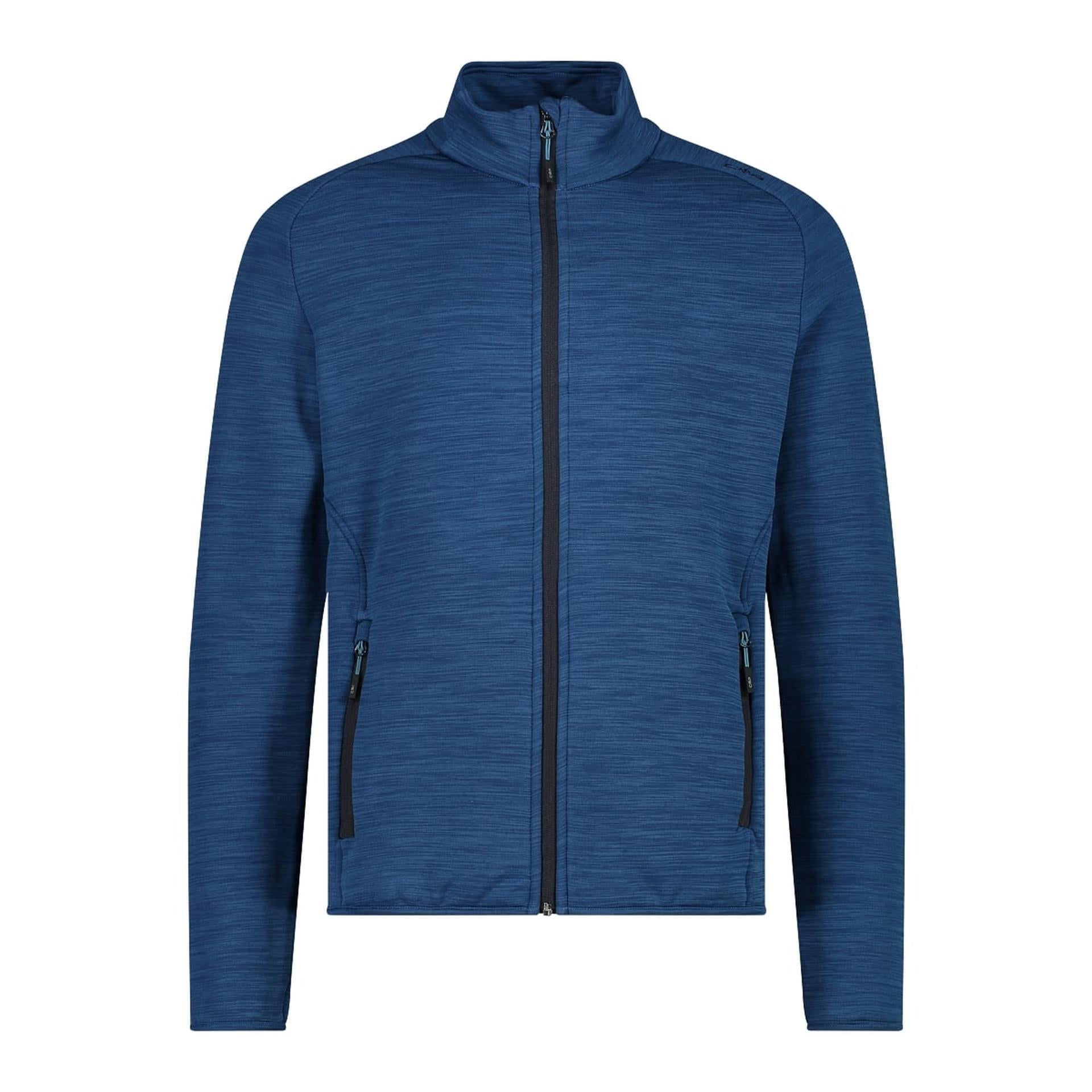 Elastische CMP Herrenjacke mit Reißverschlusstaschen in petrol