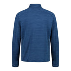 Rückansicht der Stretchjacke für Herren in petrol meliert