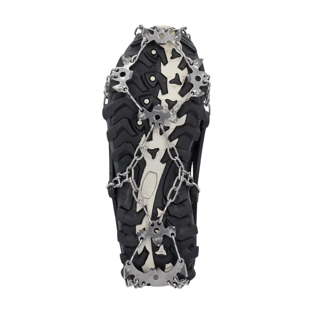 GRÖDEL Steigeisen unisex – Rückansicht mit Metallspitzen und elastischer Fersenfixierung