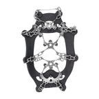 GRÖDEL ice spiked crampons – Frontansicht mit sichtbarer Kette und flexiblem TPE-Rahmen