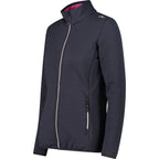 CMP Woman Jacket Stretch Performance Fleece 32E7006 antracite-purple fluo