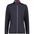 CMP Woman Jacket Stretch Performance Fleece 32E7006 antracite-purple fluo