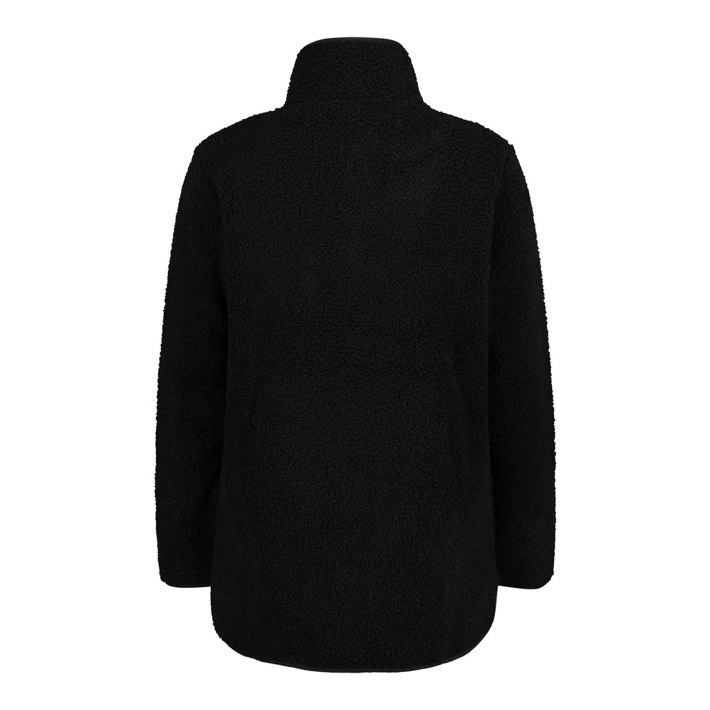 Rückansicht der langen CMP Jacke für Damen