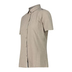 Seitenansicht elastisches Damen Shirt Regular Fit Sabbia
