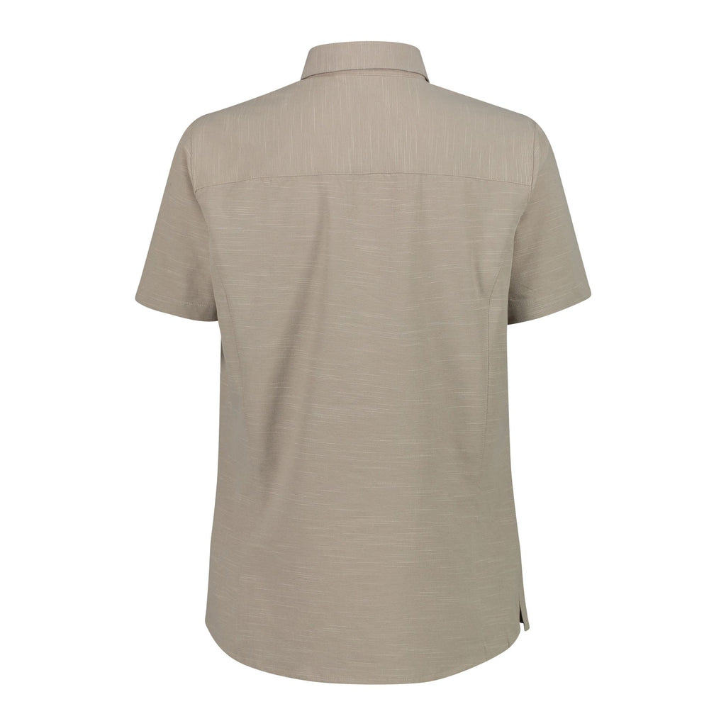 Rückansicht Damen Shirt Sabbia mit Seitenschlitz
